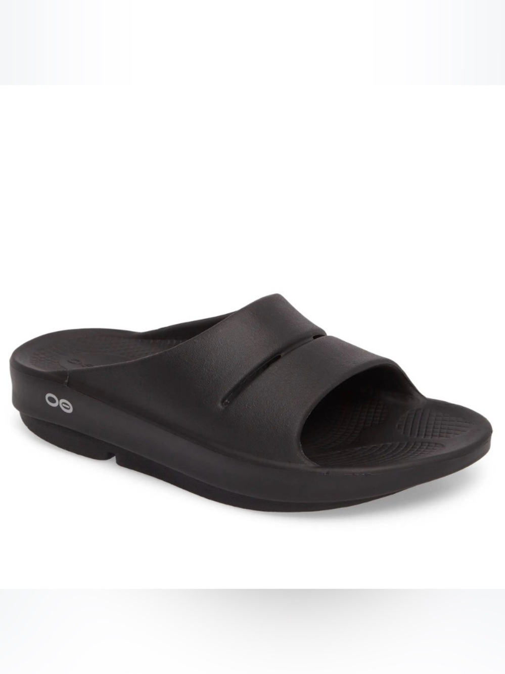 OOFOS OOahh Recovery Slides Black M9 W 11